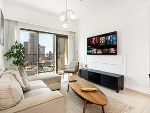 65-inch LED TV with digital channels - ABI Holidays Burj Royale Fountain Views (Dubai)