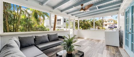 House (A Charming Beach Cottage) | Living room