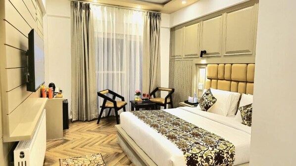 Executive Double Room, Balcony, Mountain View | Minibar, in-room safe, desk, laptop workspace - Twin Towers by D'Foy (Anantnag)