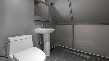 Free toiletries, hair dryer, towels, soap