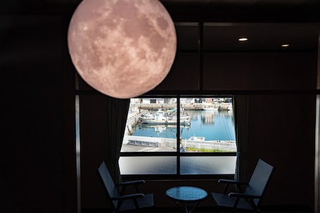 Interior. Enjoy a retropop travel atmosphere in a port town / Higashikagawa City Kagawa