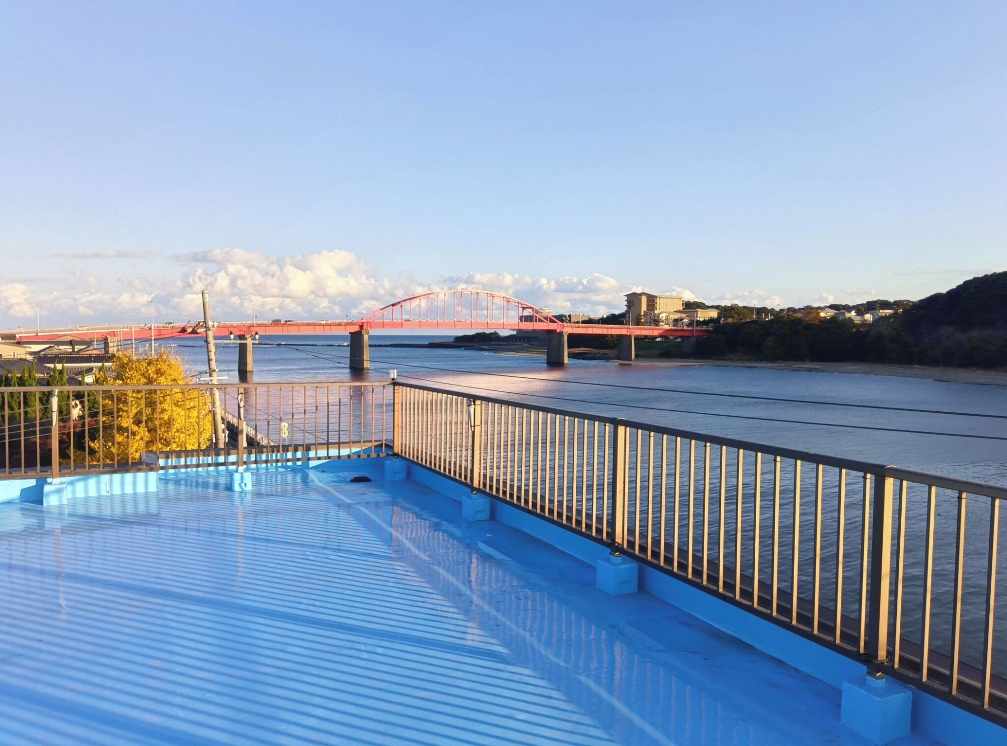 Blick von der Unterkunft