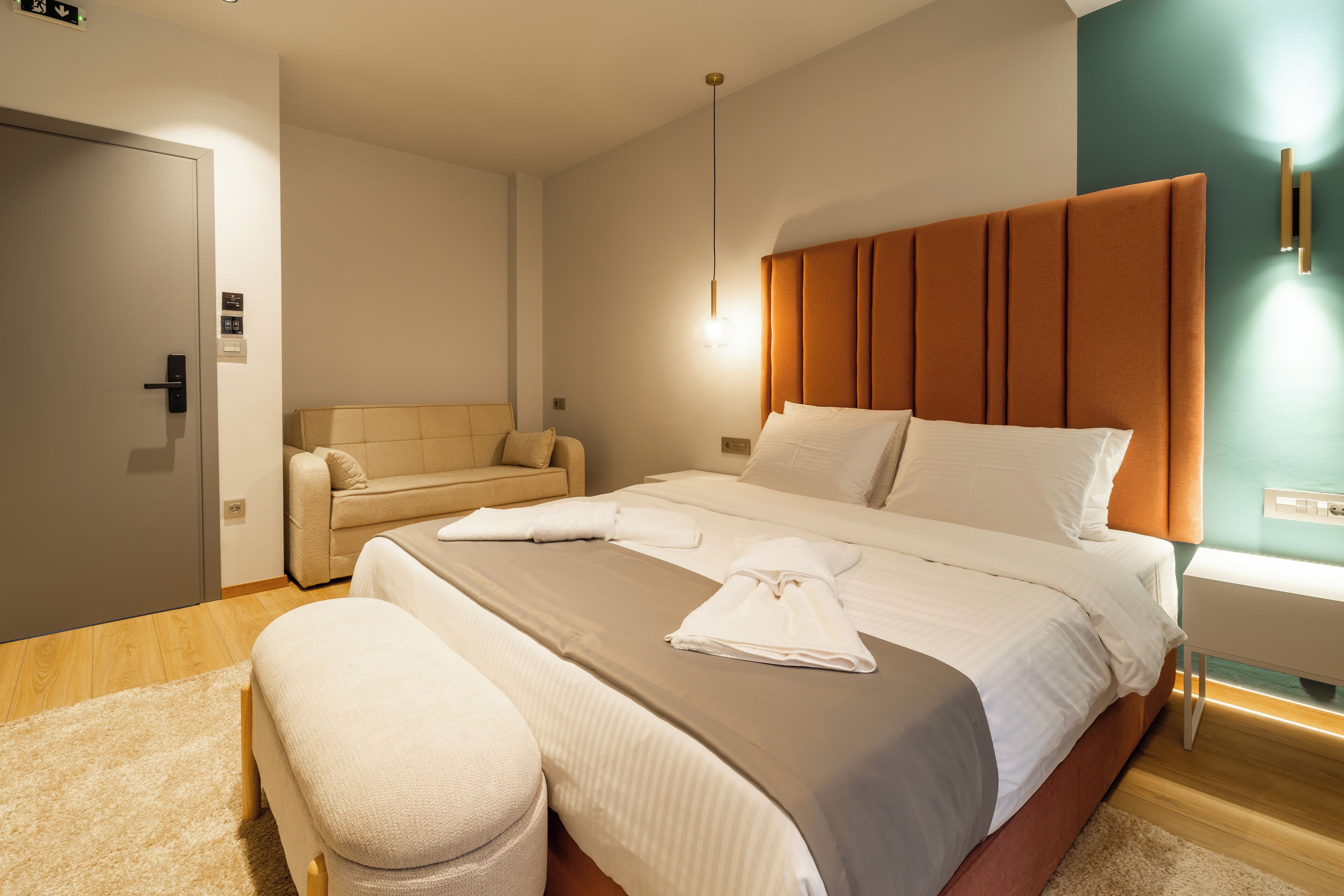 Superior Double Room, Balcony, Garden View | Blackout drapes, soundproofing, iron/ironing board, free WiFi