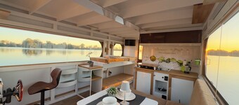 Houseboat in Berlin | Moored in Schmöckwitz marina - With heating