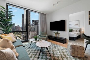 Smart TV, books - The Queensbridge Contemporary Nostalgia. Heated pool, Gym, Sauna, Steam, Bar (Melbourne)