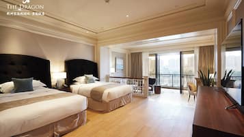 In-room safe, laptop workspace, blackout curtains, iron/ironing board