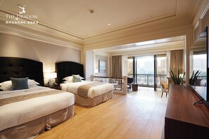 In-room safe, laptop workspace, blackout curtains, iron/ironing board - Hangzhou Leisure Lake The Dragon (Hangzhou)