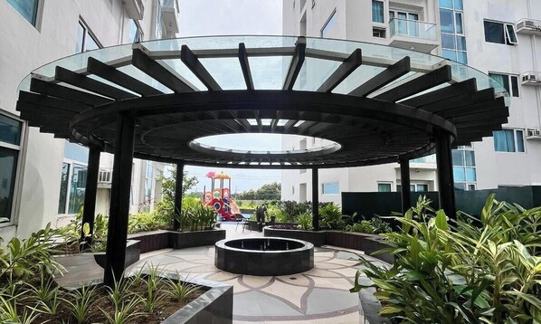 Shared Dormitory, 1 Bedroom, Accessible, Smoking | Terrace/patio - Room-relax Stay at One Madison Tower (Iloilo)