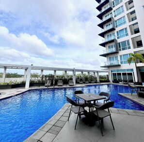 Shared Dormitory, 1 Bedroom, Accessible, Smoking | Pool | Outdoor pool - Room-relax Stay at One Madison Tower (Iloilo)