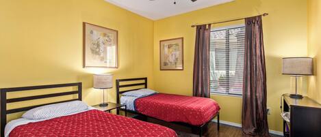 Iron/ironing board, WiFi, bed sheets