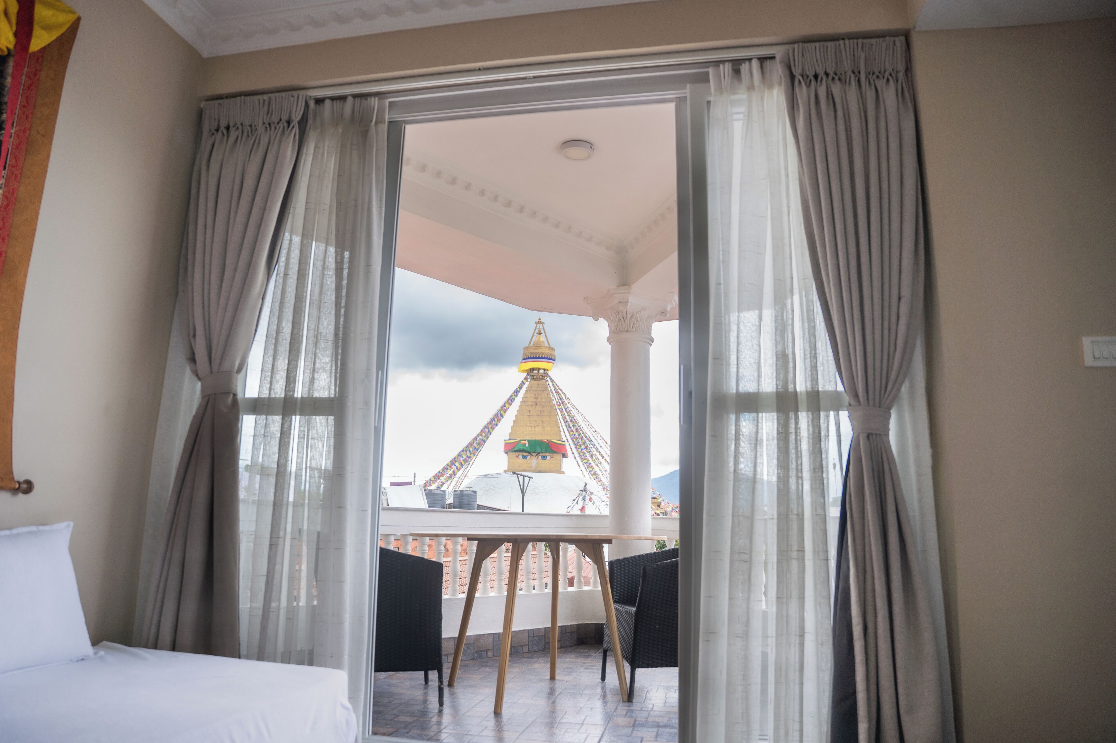 Deluxe Apartment, Balcony, Mountain View | Terrace/patio