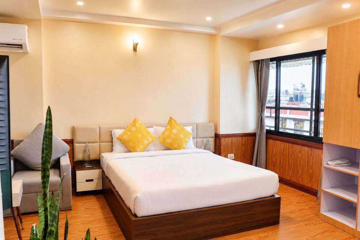 豪華公寓 | 埃及棉床單、高級寢具、羽絨被、Select Comfort 床墊