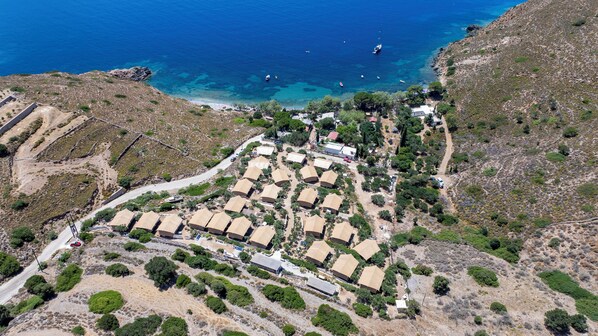 منظر من الجو على ارتفاع عالٍ