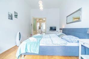 เบสิกอพาร์ทเมนท์ | เตารีด/โต๊ะรีดผ้า, Wi-Fi ฟรี