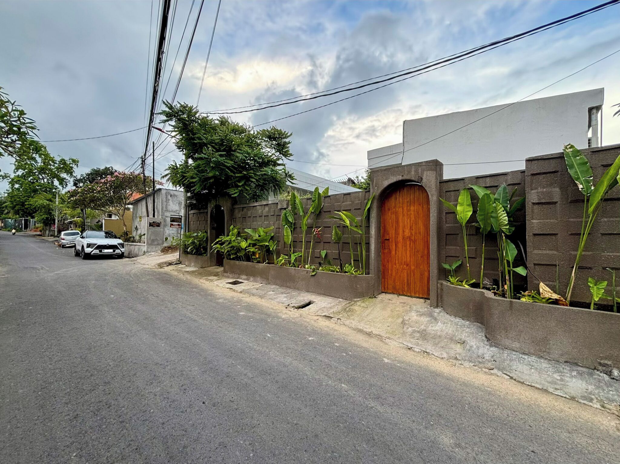 Fachada de la propiedad