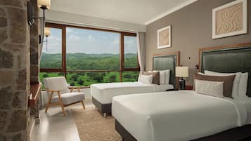 Deluxe Twin Room, Park View | In-room safe, iron/ironing board, free WiFi