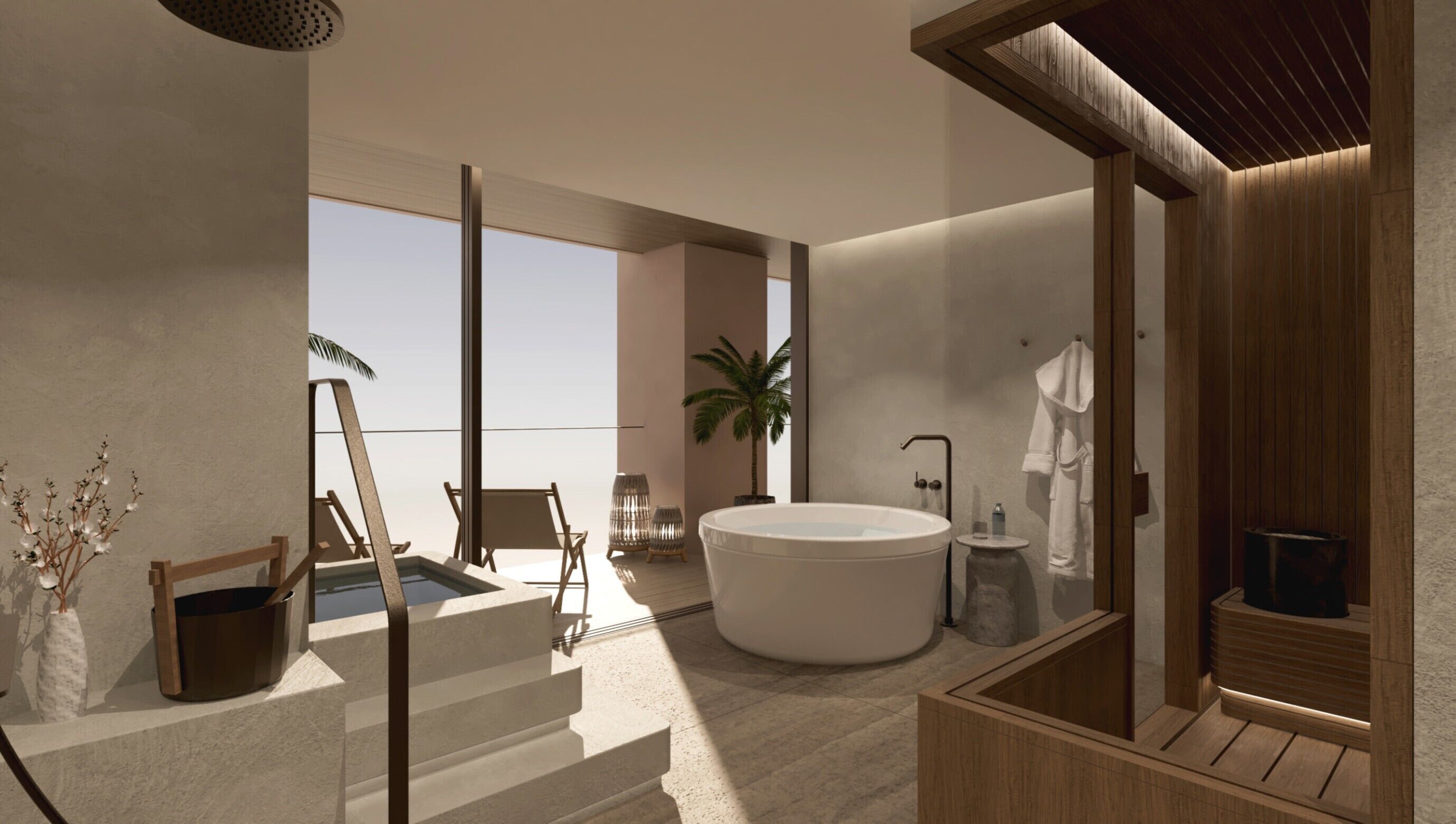 Sauna Suite, Non Smoking | In-room safe, blackout curtains, free WiFi