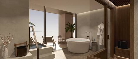 Sauna Suite, Non Smoking | In-room safe, blackout curtains, free WiFi