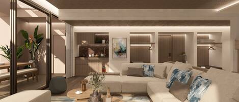 Suite, Nichtraucher, Sauna | Zimmersafe, Verdunkelungsvorhänge, kostenloses WLAN