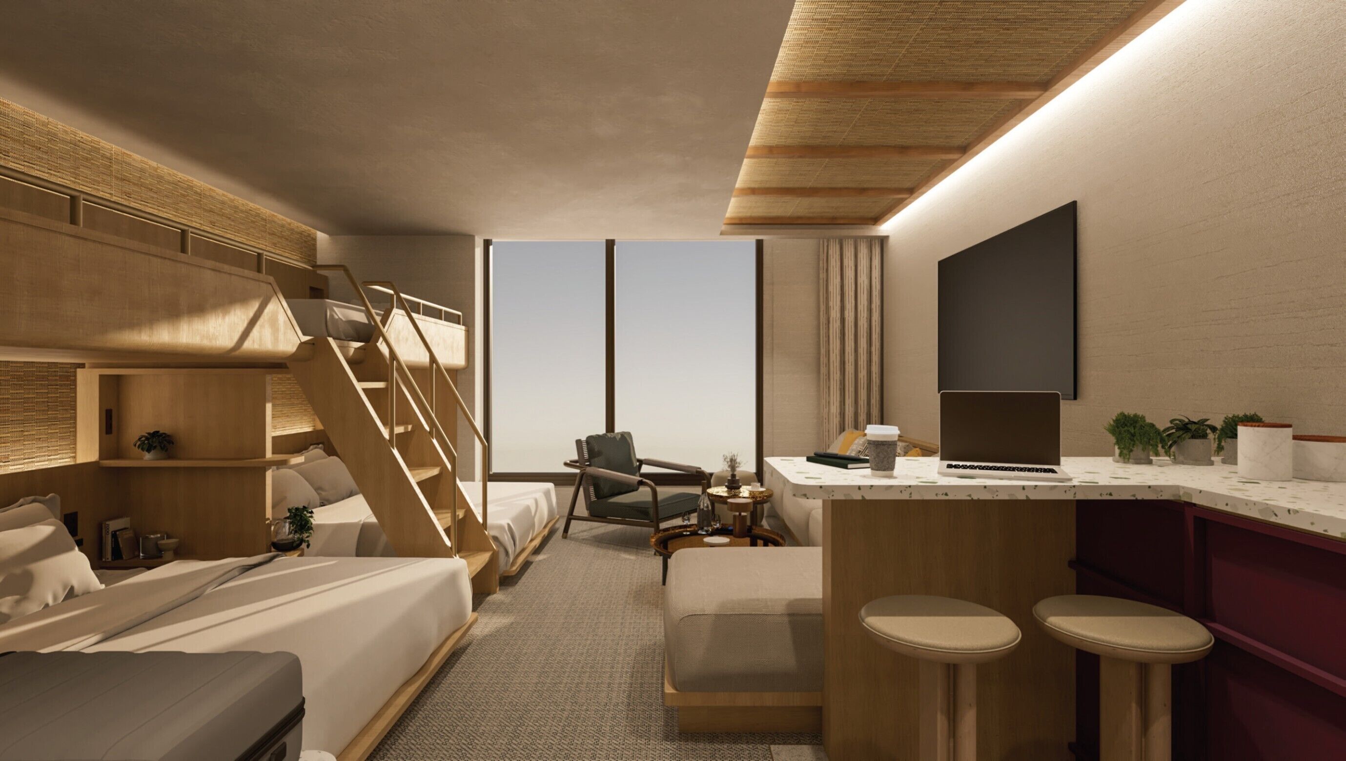 In-room safe, blackout curtains, free WiFi