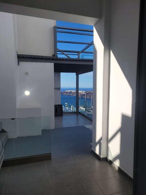 Chambre Double Classique, vue partielle sur la mer | Vue de la chambre