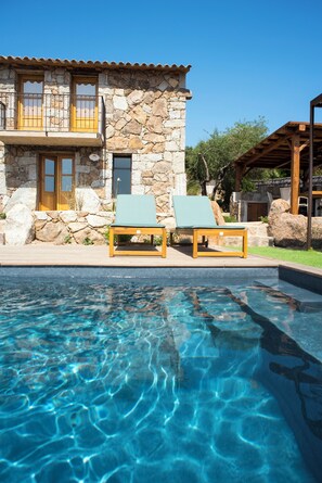 Pool - Sheepfold with panoramic view and private pool (Sotta)