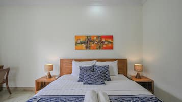 Villa, 2 habitaciones | Escritorio, wifi gratis y ropa de cama