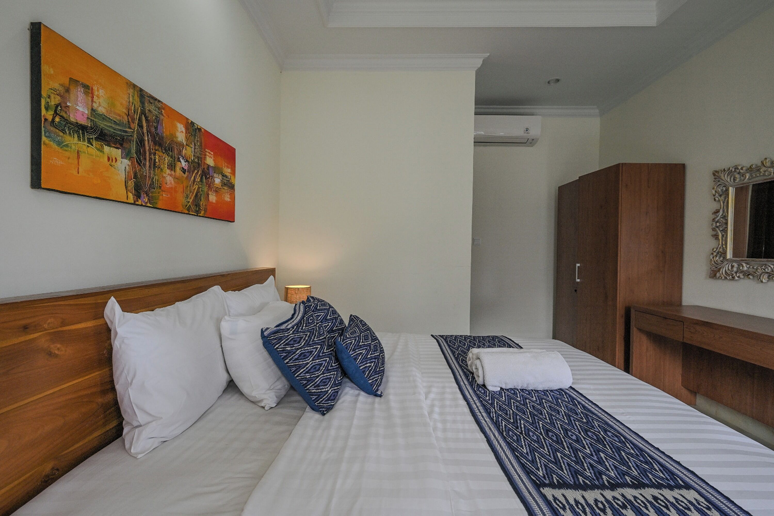 Vila, 2 quartos | Escrivaninha, Wi-Fi de cortesia, roupa de cama