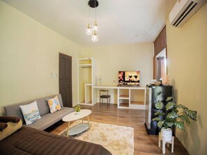 Superior tweepersoonskamer | Een kluis op de kamer, een strijkplank/strijkijzer, gratis wifi