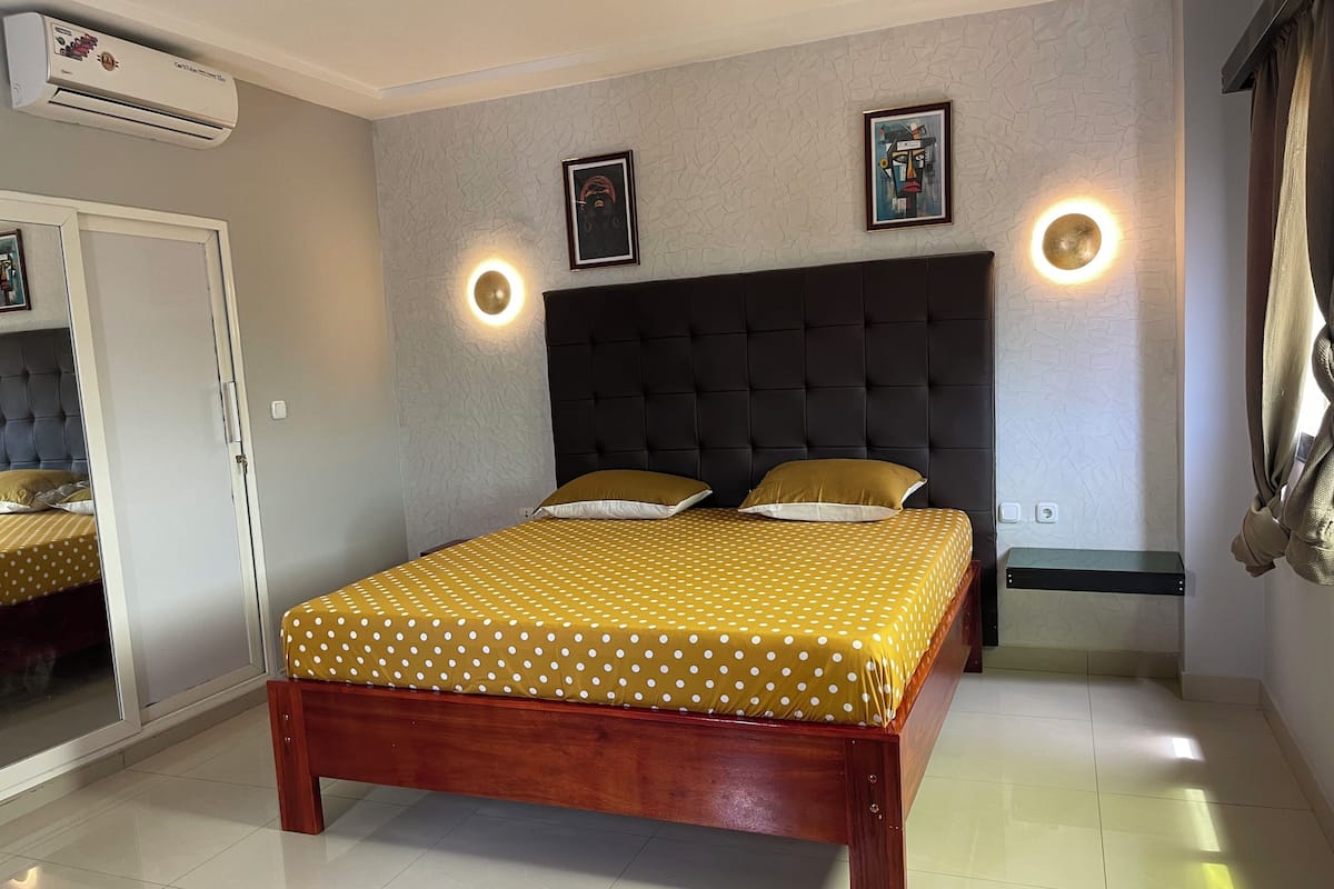 Deluxe Penthouse, Balcony, City View | Blackout curtains, iron/ironing board (on request), free WiFi