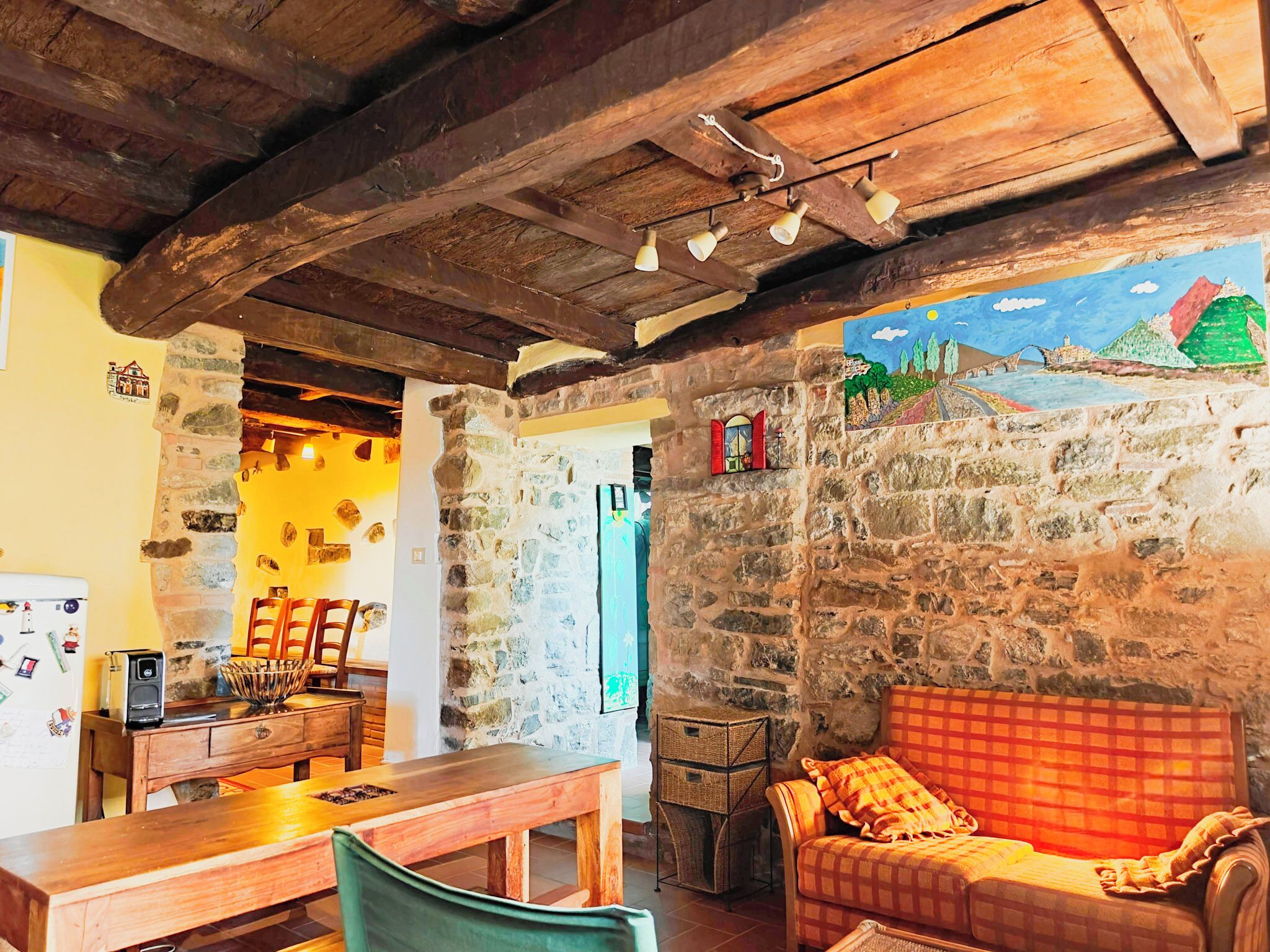 Appartement Duplex, vue colline | Coin séjour