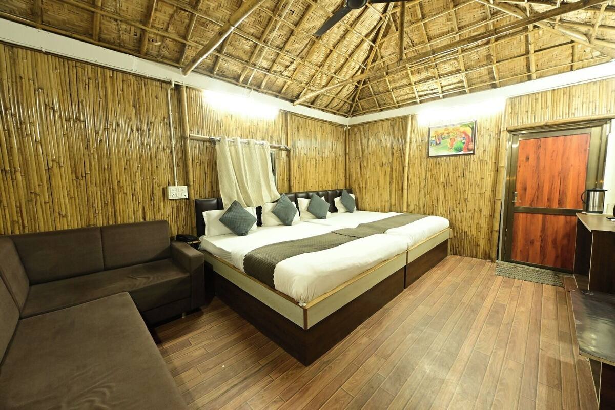 Wooden AC Cottage Four Bed | Free WiFi