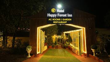 Front of property - evening/night