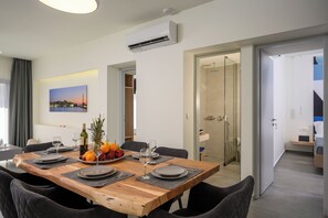 Suite, 2 Bedrooms | Dining room - Athina Suites (Platanias)