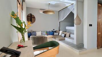 Deluxe Room, Pool View | In-room safe, free WiFi