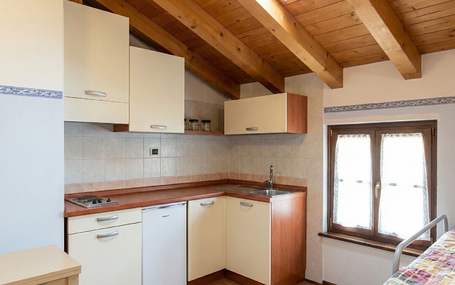 Deluxe-Apartment, Balkon, Gartenblick | Eigene Küche