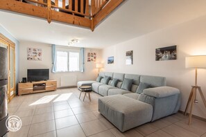 Fireplace - Guest Room 'Room 1 - Africa' with Mountain View, Shared Terrace, and Wi-Fi (Annecy)