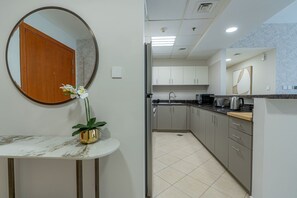 Luxury Apartment, Balcony, City View | Living area - Iconic 2BR in Skycourt Dubailand (Dubai)