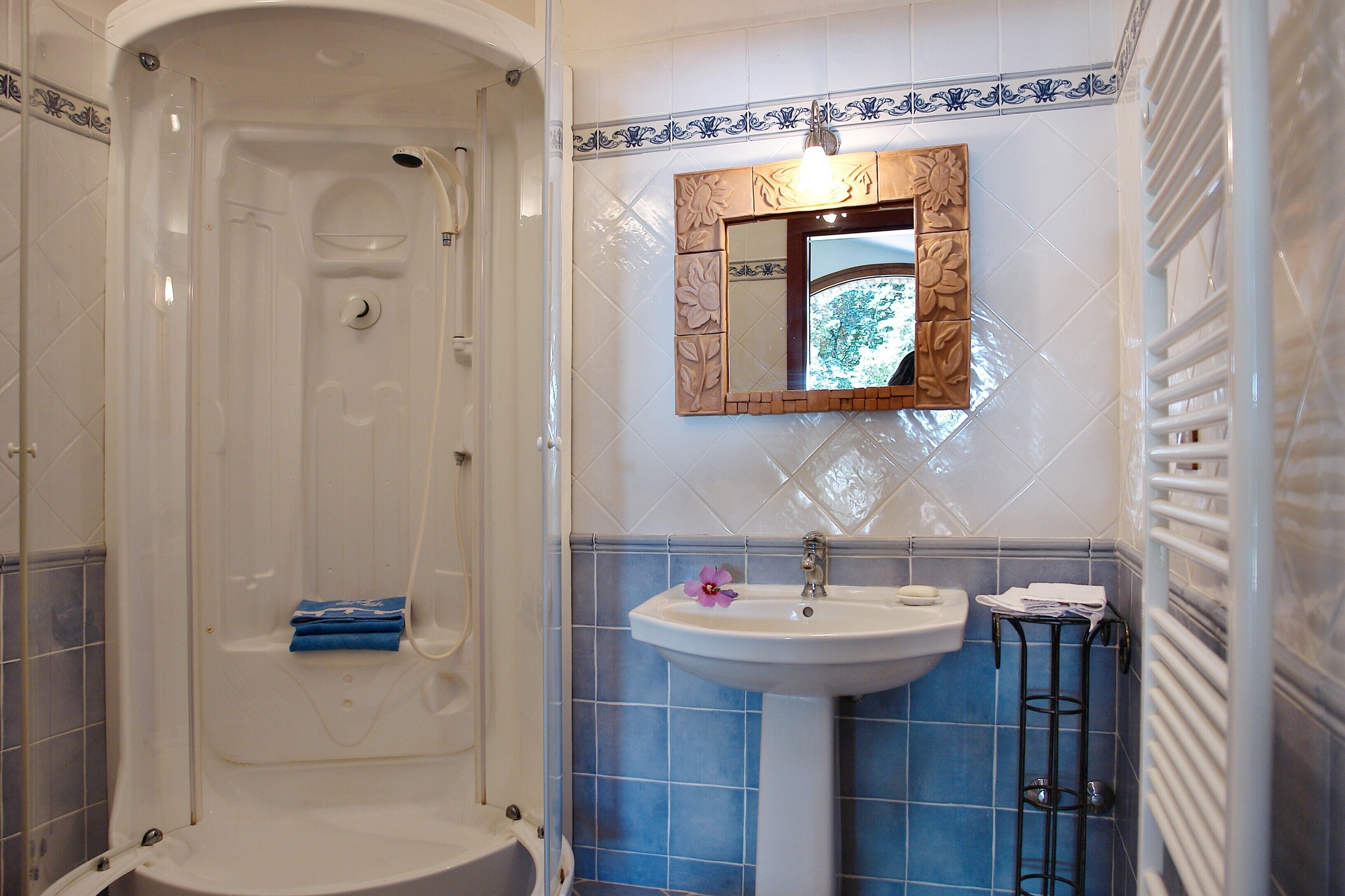 Shower, towels