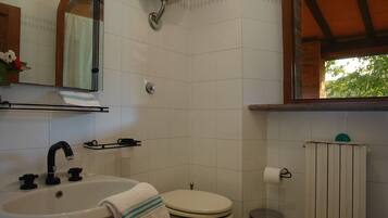 Ducha, toallas