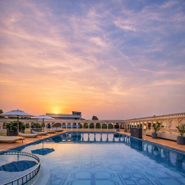 Seasonal outdoor pool