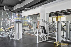 Fitness facility - Stylish Studio with City Views in Damac Hills (Dubai)