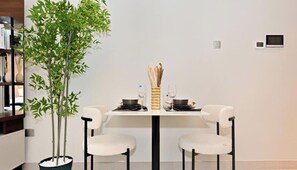 Dining - Stylish Studio with City Views in Damac Hills (Dubai)