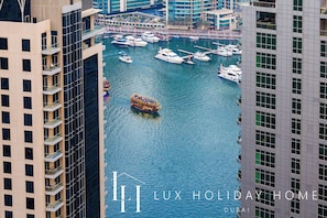View from property - LUX Contemporary Marina View Suite 7 (Dubai)