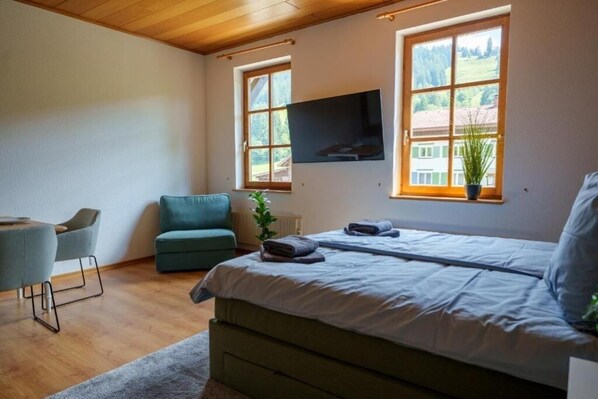 1 bedroom, iron/ironing board, travel cot, free WiFi - Old schoolyard - Apartment Pausenhof (Oberstaufen)