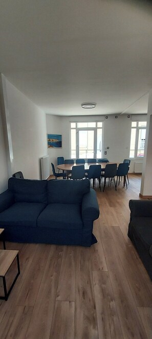 Living area - Villa Gabriel René, House with Ocean View (Berck)