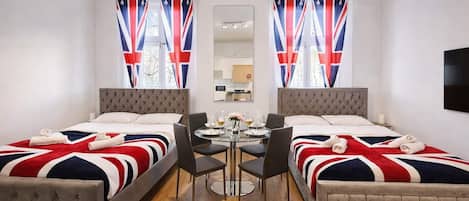 Iron/ironing board, WiFi, bed sheets