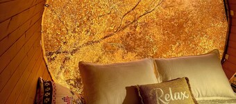 Cozy Cliffside Cabin with Private Creek Access at Sacred Springs