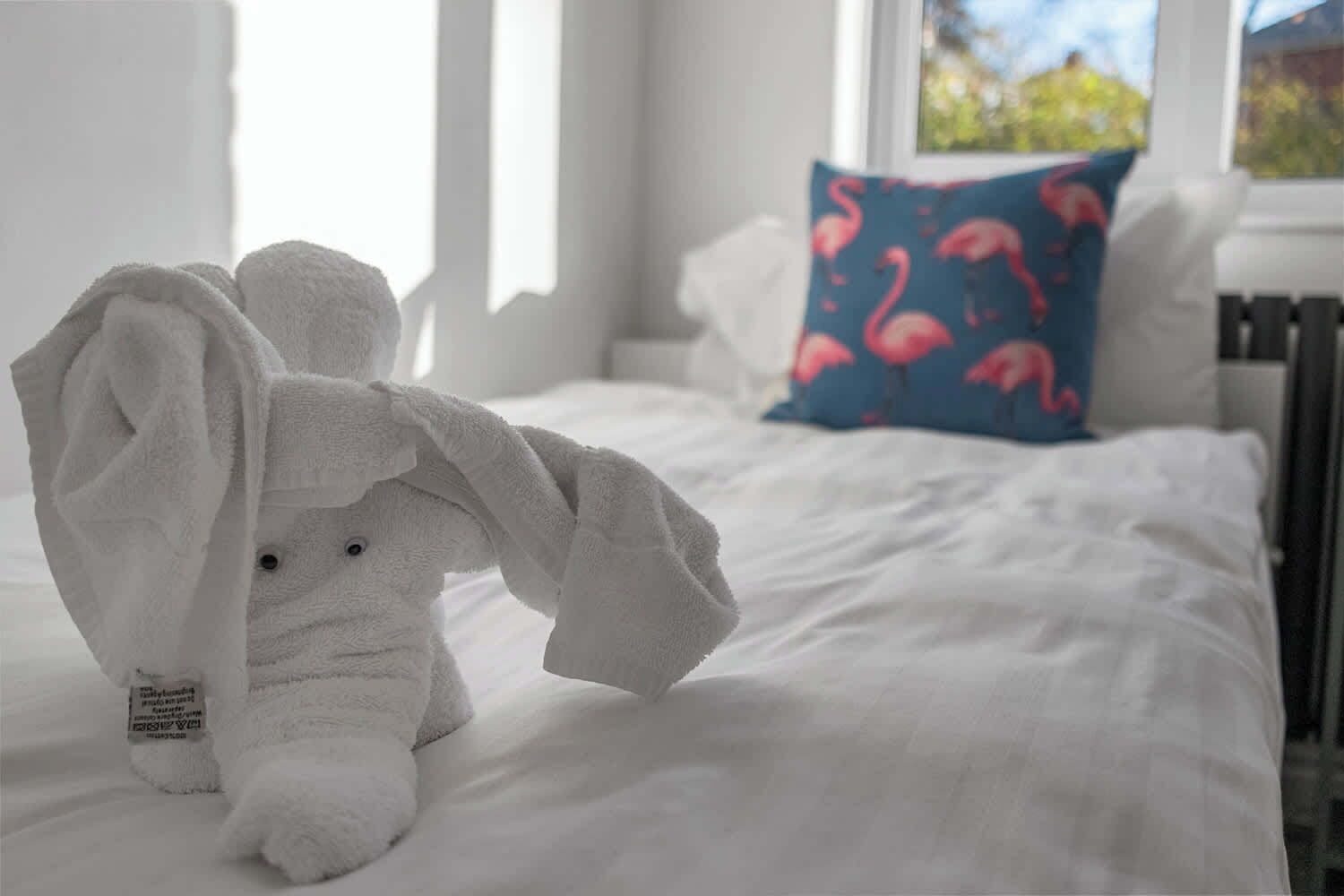 Iron/ironing board, WiFi, bed sheets