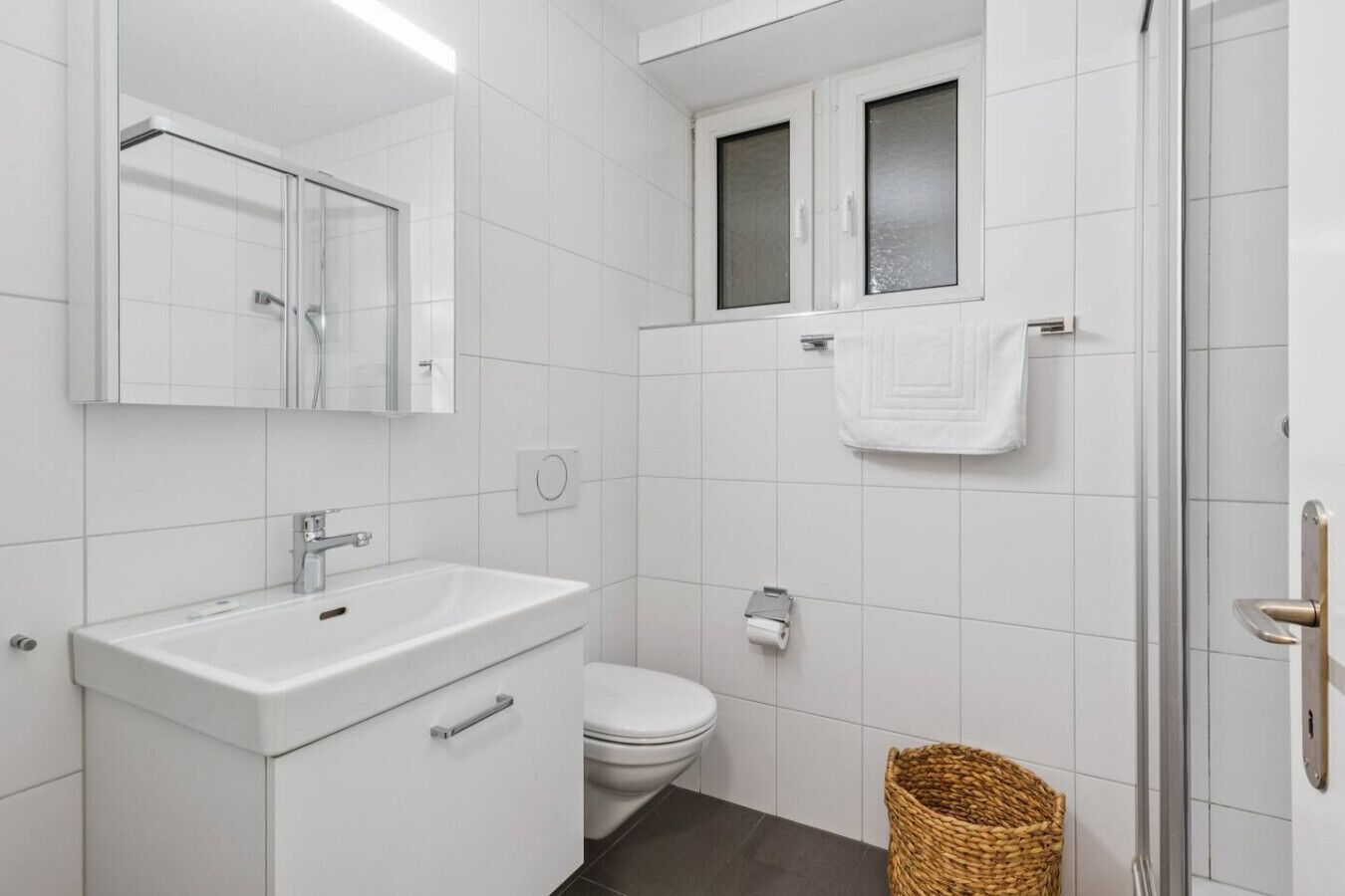 Hair dryer, towels